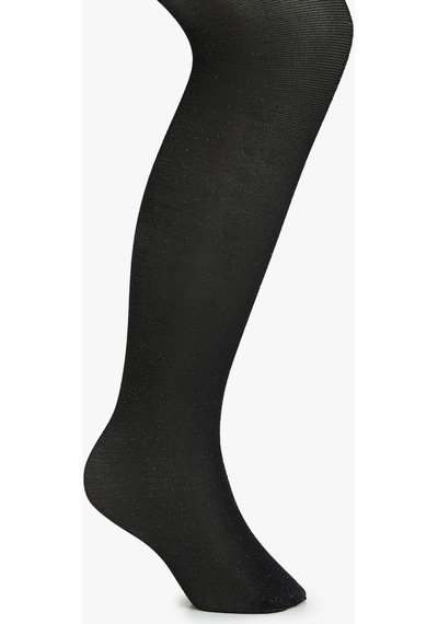 Koton Basic Simli Külotlu Çorap Siyah 4wkg80064aa 4WKG80064AA999