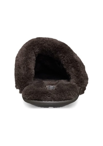 Crocs Classic Fuzz Scuff Terlik Kahverengi