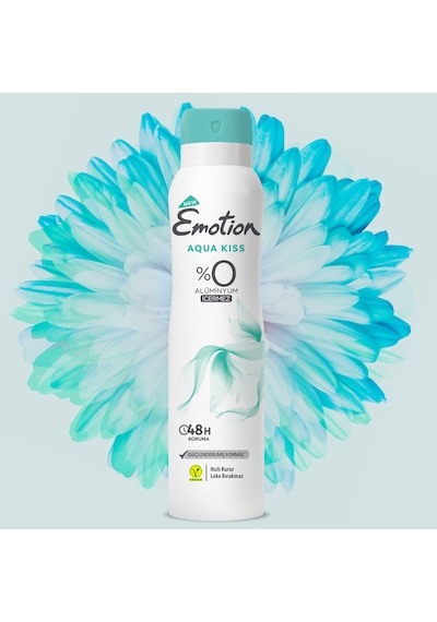 Emotion Aqua Kiss Kadın Sprey Deodorant 6 x 150 ML
