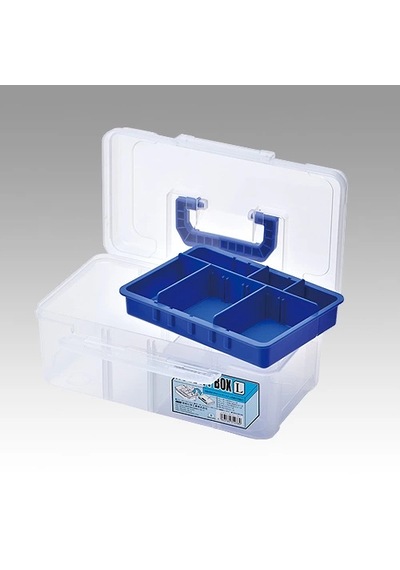 Meiho Novelty Box L Şeffaf Malzeme Kutusu Mavi Detay