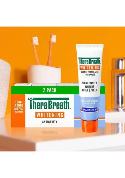 Thera Breath Whitening Dazzling Mint Diş Macunu 2 Li Paket 2x113gr