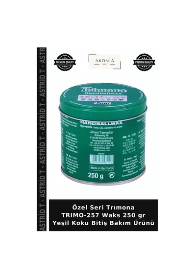 Özel Seri Trımona Trımo-257 Waks 250 Gr Yeşil Koku Bitiş Bakım Ürünü