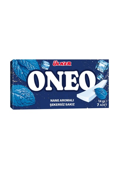 Oneo Slims Yeşil Naneli Sakız, 14 Gr
