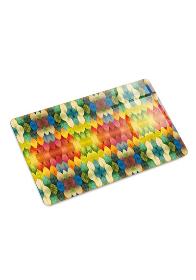 Cam Kesme Tahtası -cam Kesme Tablası Renk Cümbüşü 20cm X 30cm