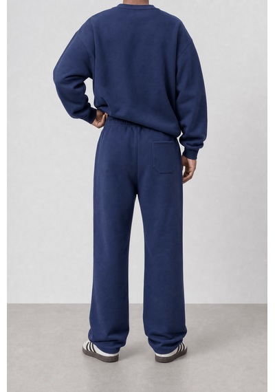 Erkek Respire Basic Baggy Eşofman Altı Lacivert