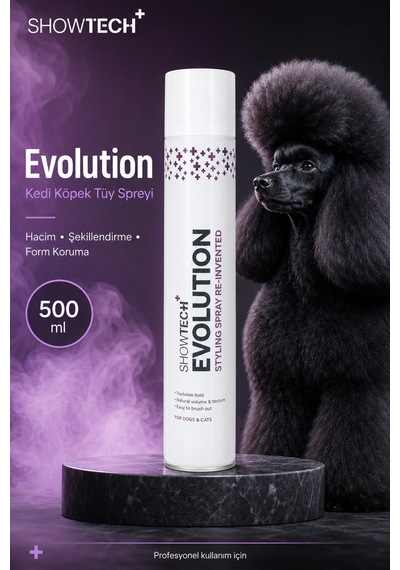 Showtech Evolution Yeni Formül Kedi Köpek Tüy Spreyi 500 Ml