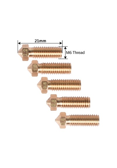 3D Printer / Yazıcı Extruder Volcano Nozzle M6 Diş - 1.2Mm (1.75)