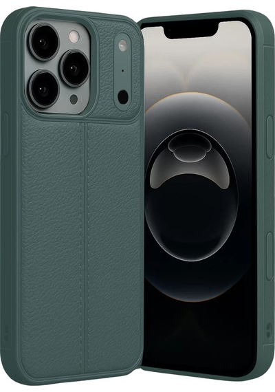 Newface Apple İphone 17 Pro Max Auto Focus Kapak - Koyu Yeşil