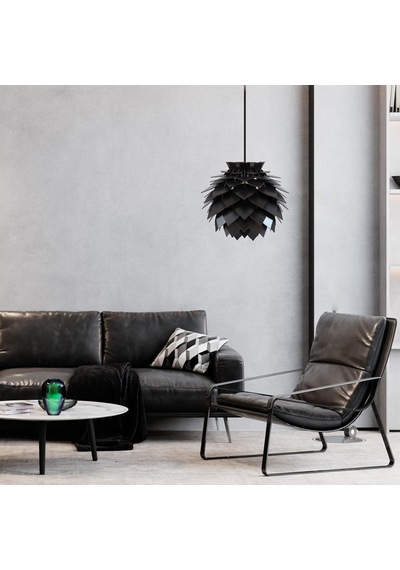 Lotus Ahşap Avize 4 Renk Modern Bohem Rustik Avize Tekli Sarkıt Lamba Butik Otantik Aydınlatma Cafe Salon Mutfak Yemek Masası Hol Antre Siyah Diğer