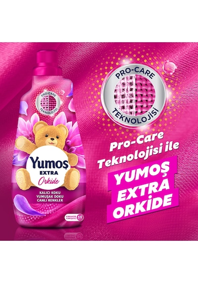 Yumoş Extra Konsantre Yumuşatıcı Orkide 1440 ML