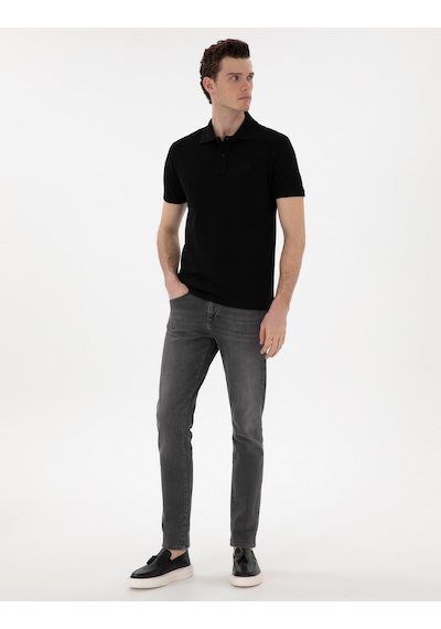 Pierre Cardin Erkek Siyah Tişört Basic 50302561-vr046 Siyah