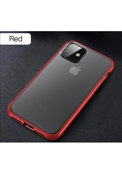 Apple Uyumlu iPhone 11 Pro Max Mat El İzi Yapmayan Kaliteli Kılıf Siyah -