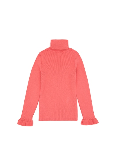 U.S. Polo Assn.  Kız Çocuk Nar Çiçeği Balıkçı Yaka Kazak 50297166-VR239