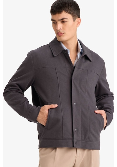 Defacto Polo Yaka Çıtçıtlı Mont F8504AX26SP