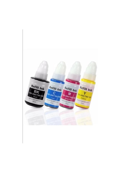 Canon Gı-490 Pixma G3410 4 Renk Mürekkep Seti