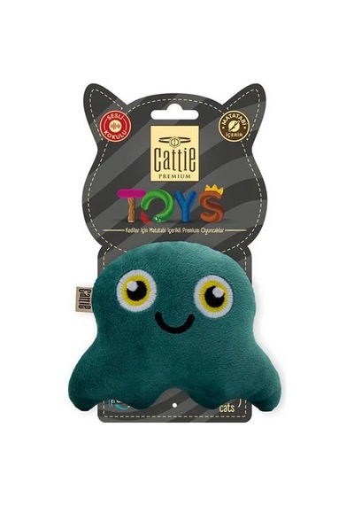 Cattie Matatabili Kedi Peluş Oyuncağı Ahtapot 11 Cm
