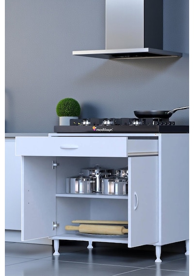 Eliusta Nehir 75 Cm Mutfak Dolabı Çok Amaçlı Ankastre Set Ocak Dolabı 75x88x48 Cm Raflı 2 Bölmeli Dolap Beyaz Eliusta Nehir 75 Cm Mutfak Dolabı Çok Amaçlı Ankastre Set Ocak Dolabı 75x88x48 Cm Raflı 2 Bölmeli Dolap Beyaz