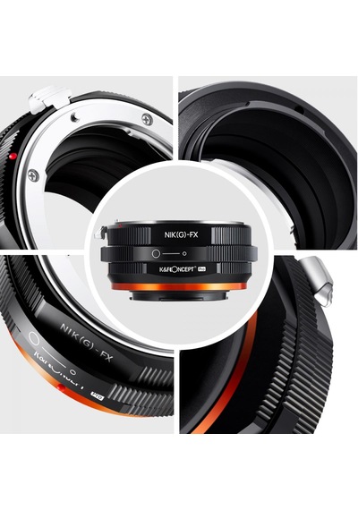 K&f Nikon - Fuji X Pro Serisi Lens Adaptör Nikon Lens Fuji Body