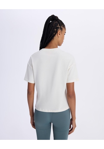 Kappa Authentic Alessi Kadın Beyaz Comfort Tişört