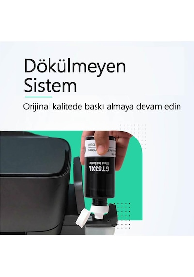 Goink HP Smart Tank 670 GT53XL Siyah Uyumlu Mürekkep - 135 ml