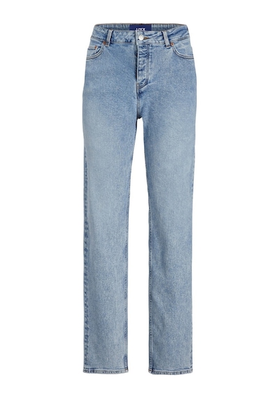 Jack & Jones Jjxx Yüksek Bel Bol Paça Straight Kadın Denim Pantolon 12229033 Mavi