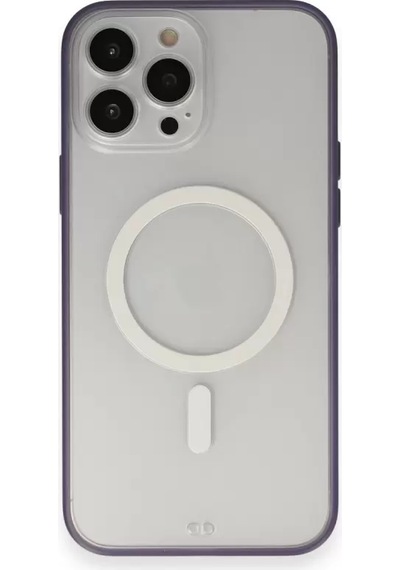 Newface Apple İphone 14 Pro Max Kılıf Grand Magneticsafe Kapak - Mor