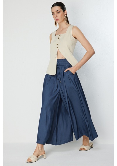 On Kadın Pantolon 26yon70136 İndigo