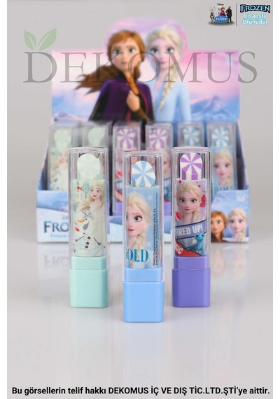 Lisanslı Frozen Elsa "2 Adet" Ruj Silgi