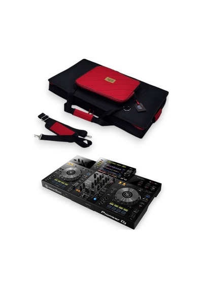 Xdj-rr Dj Setup İçin Uyumlu Çanta Soft Case Kılıf Kırmızı
