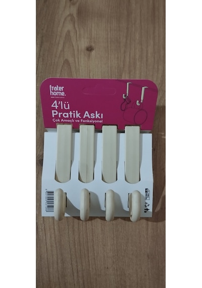 4'lü Pratik Askı Krem