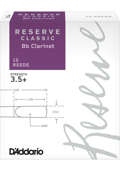 DAddario Woodwinds Reserve Classic DCT10355 Sib Klarnet Kamışı N