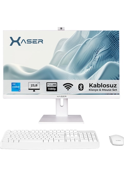 Xaser XS166 i3-12100 8 GB 256 GB SSD  23.8" Dos Masaüstü Oyuncu Bilgisayar