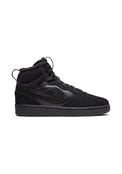 Nike Nıke Court Borough Mıd 2 Boot Bg Gs Genç Günlük Ayakkabı Cq4023-001 Siyah Renkli