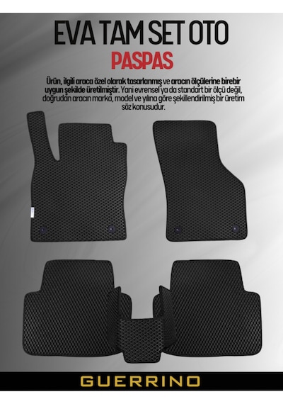 Renault-kadjar- 2014-2022 İçin Eva İç Paspas Takımı Metal Topukluk Hariç -525