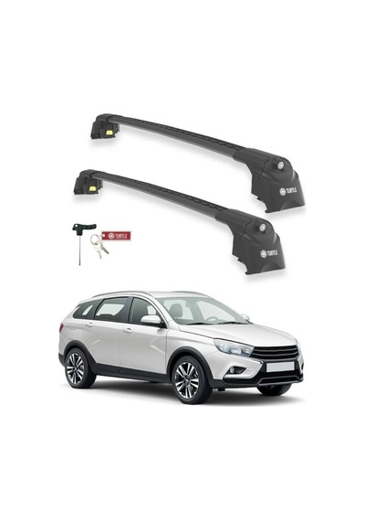 Turtle Lada Vesta Sw 2017-2025 Ara Atkı Air2 Siyah