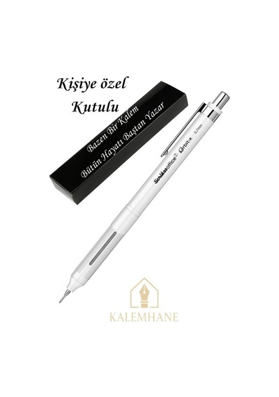 Kalemhane Scrikss Kişiye Özel Orbit 0.7 Versatil Uçlu Kalem Beyaz Çok Renkli