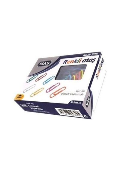 Mas Ataş Renkli 28Mm No:280 50Li 36 Kutu