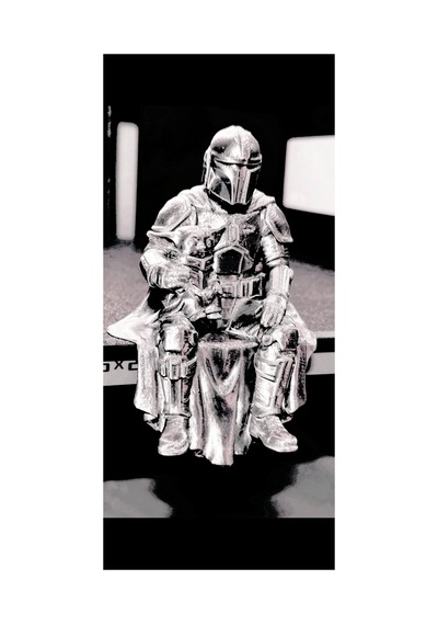 Oturan Mandalorian And Grogu Figür 10 Cm Star Wars