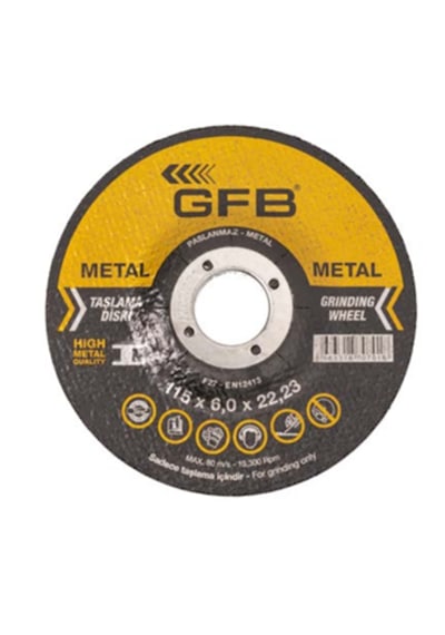 Metal Taşlama Taşı 180 X 8 X 22,23 10 Adet