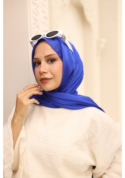 Silk Home Janjan Şal Saks Mavi