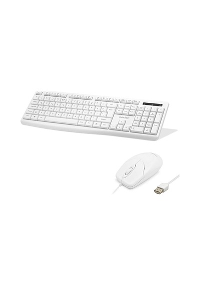 Klavye Ve Mouse Seti - Beyaz Km8519 Evimdeyokyok
