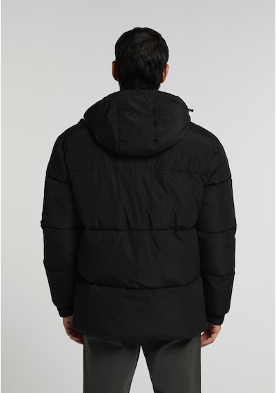 Colin's Colins Regular Fit Kapüşonlu Düğmeli Astarlı Erkek Siyah Mont Cl1076315 Q1.v1 Blk