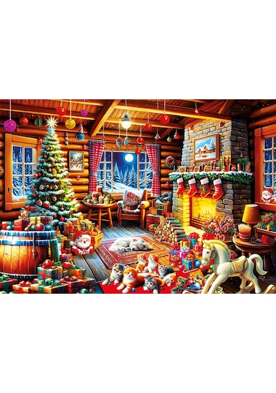 Ks Games 300 Parça Christmas Room Puzzle - Serhat Filiz - 19251