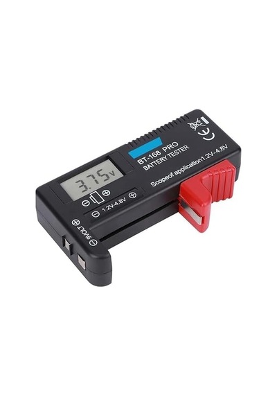 Bt-168 Ekranlı Pil Voltaj Kapasite Test Cihazı 1.2v-4.8v Ve 9v