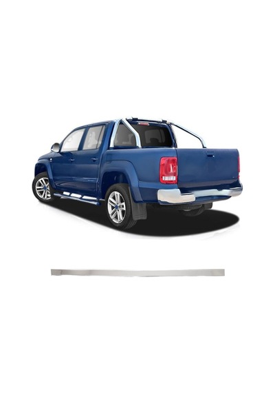 Volkswagen Amarok Uyumlu 2010 Ve Üzeri Krom Bagaj Alt Çıtası Paslanmaz Çelik