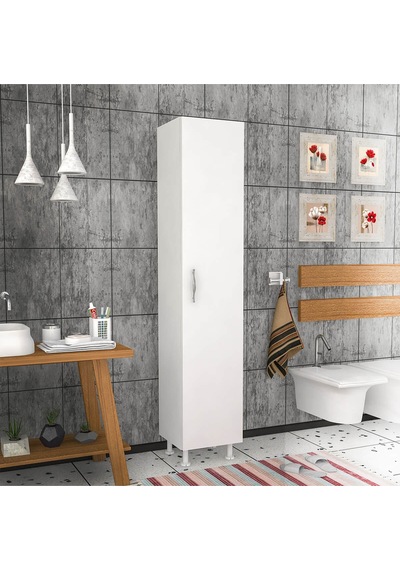 Moonlife 5 Raflı Banyo Boy Dolabı Çok Renkli