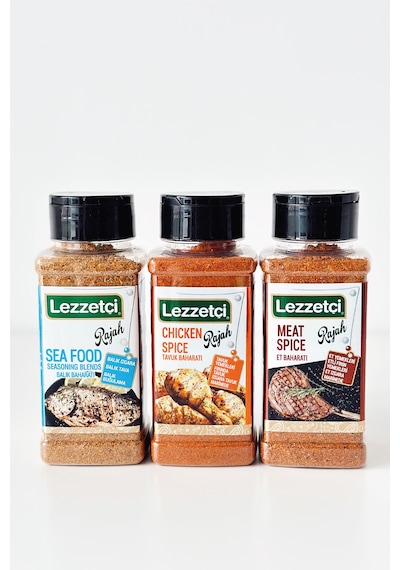 Lezzetçi Sea Food + Chicken Spice + Meat Spice 3 x 120 G