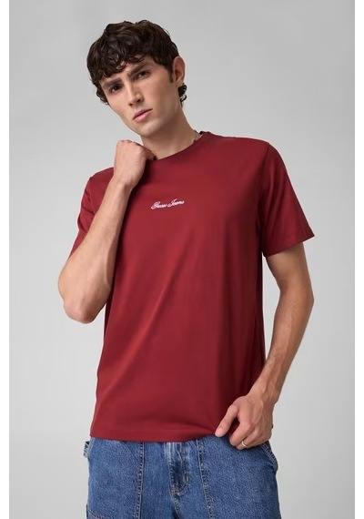 Guess Guess Jeans Regular Fit Erkek T-shirt M6bı88k6999 Kırmızı