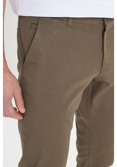 Ac&Co / Altınyıldız Classics Slim Fit Dar Kesim Pamuklu Esnek Chino Erkek  Pantolon - Haki