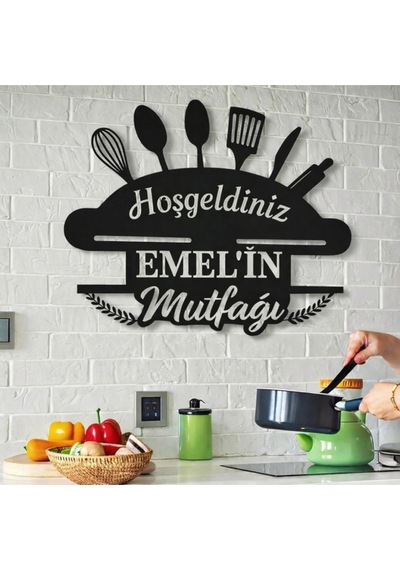 Mutfak Duvar Süsü Kişiye Özel Şık Ve Modern No 113
